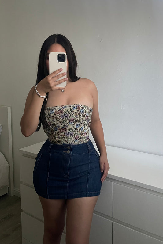 Floral Corset Top